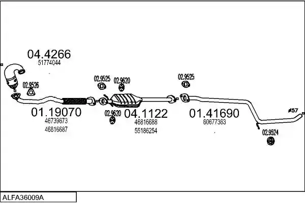 MTS ALFA36009A017792