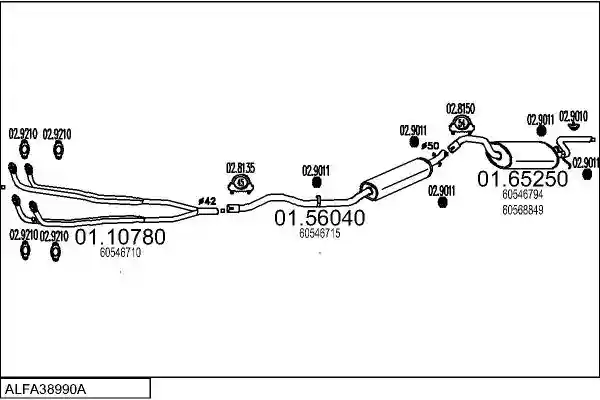 MTS ALFA38990A002537