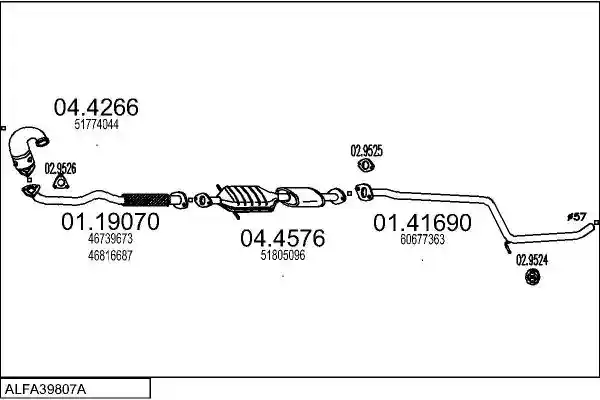 MTS ALFA39807A031644