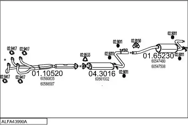 MTS ALFA43990A002539