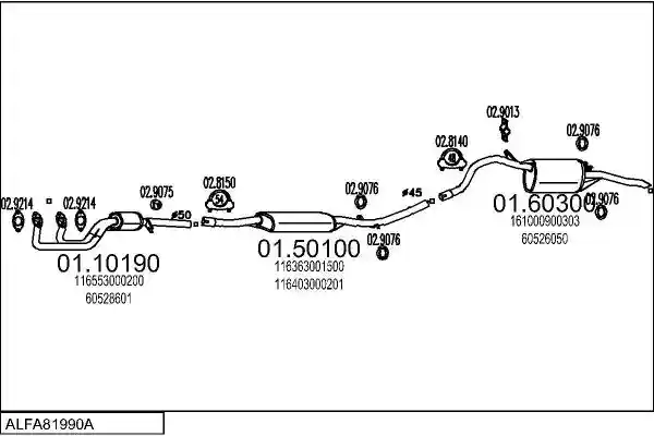 MTS ALFA81990A000118
