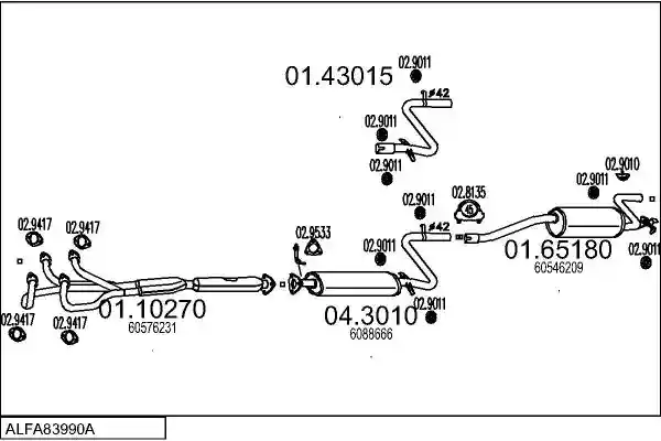 MTS ALFA83990A000109