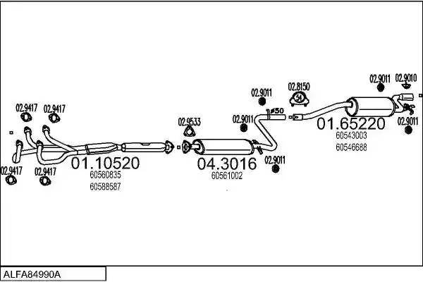 MTS ALFA84990A000107