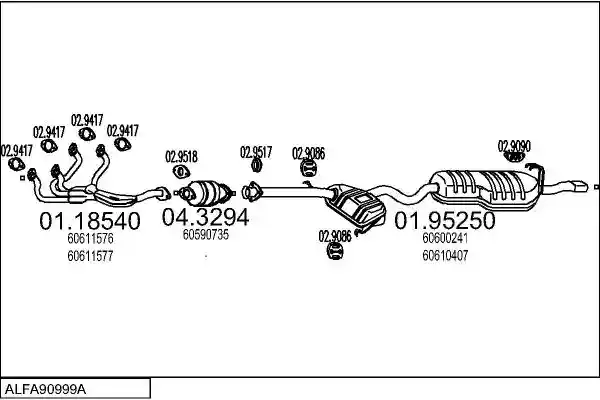 MTS ALFA90999A003821