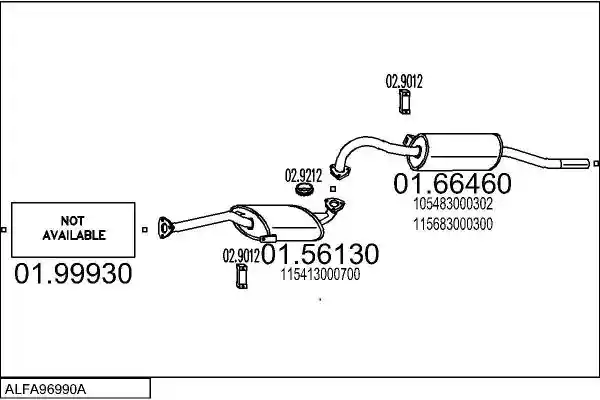 MTS ALFA96990A000207