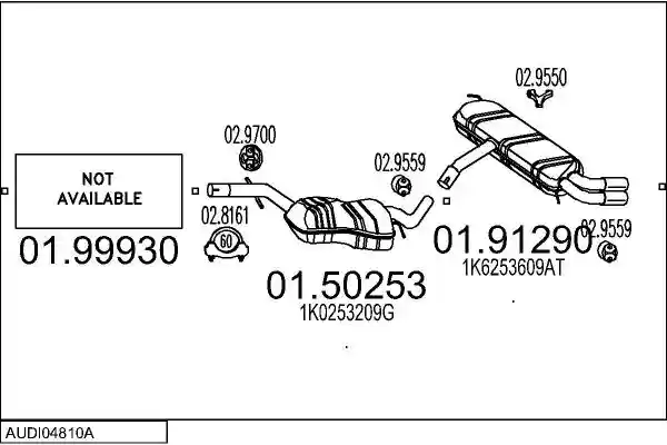 MTS AUDI04810A018069