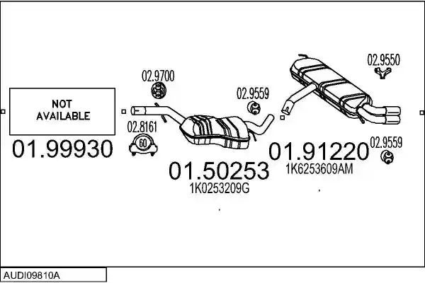 MTS AUDI09810A017009