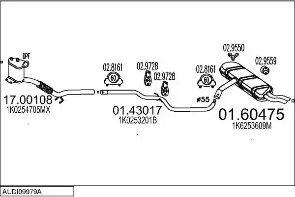 MTS AUDI09979A019966