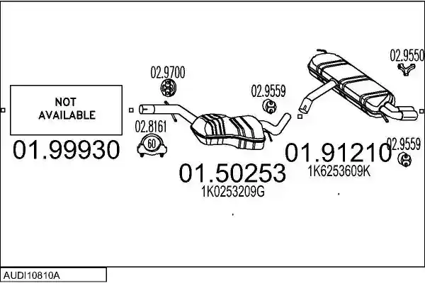 MTS AUDI10810A017009