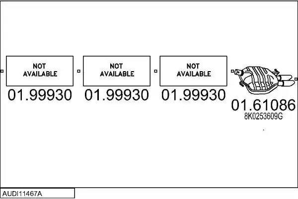 MTS AUDI11467A115108