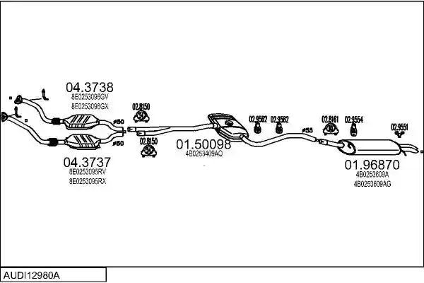MTS AUDI12980A008941