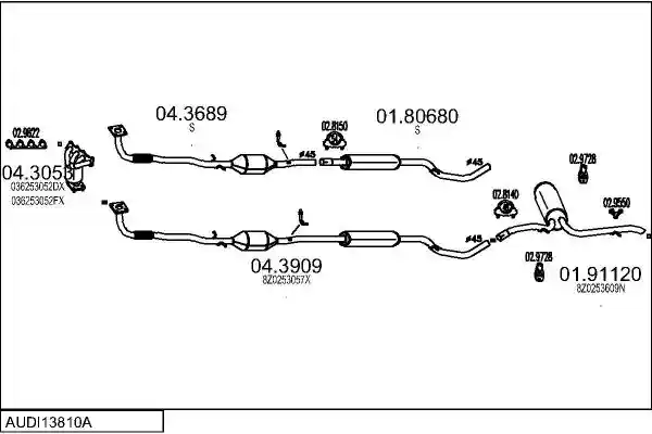 MTS AUDI13810A013360