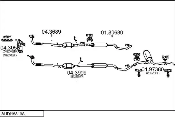 MTS AUDI15810A013360