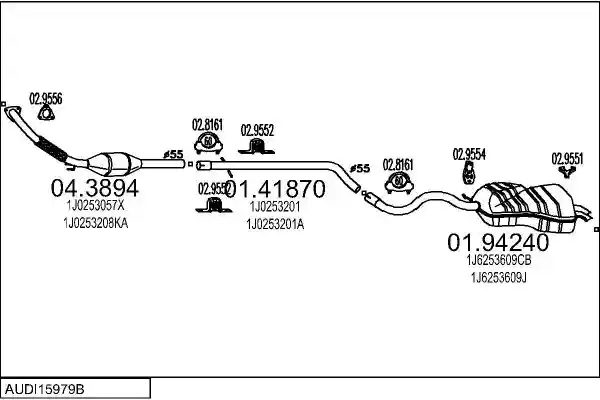 MTS AUDI15979B007378