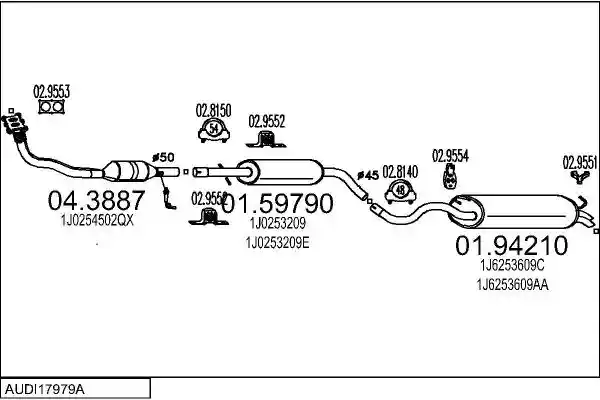 MTS AUDI17979A015012
