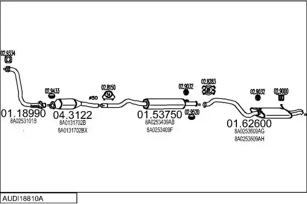 MTS AUDI18810A001392