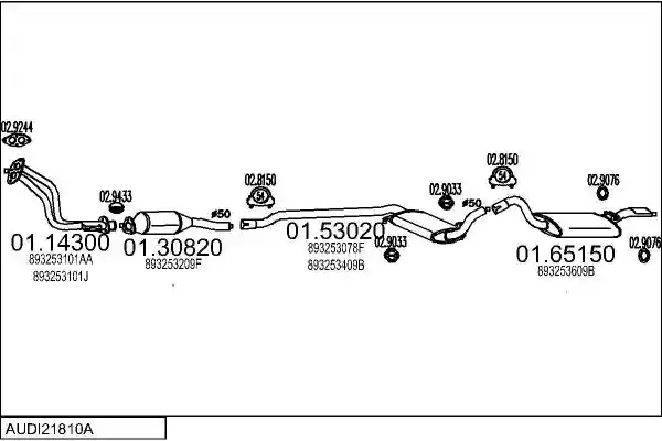 MTS AUDI21810A001115