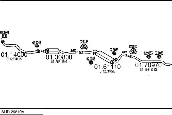 MTS AUDI26810A001080
