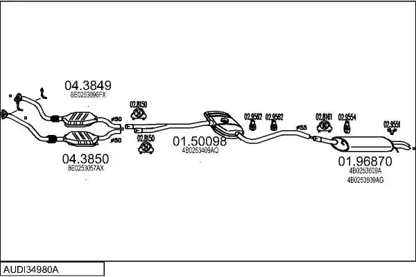 MTS AUDI34980A005323