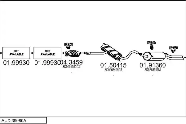 MTS AUDI39980A004616