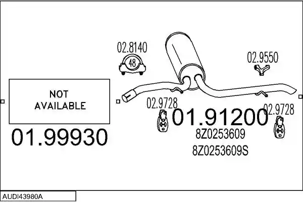 MTS AUDI43980A017626