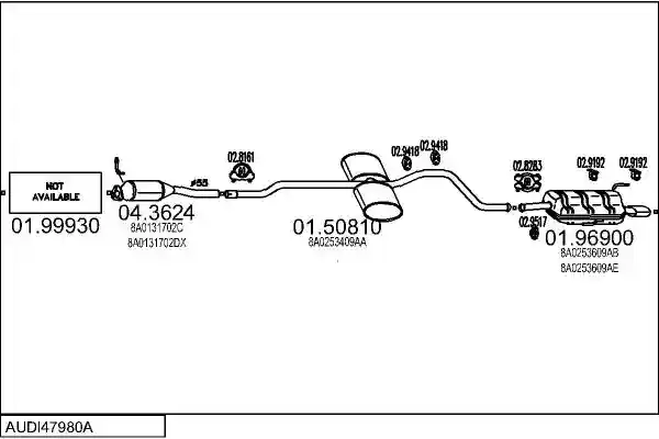 MTS AUDI47980A001131