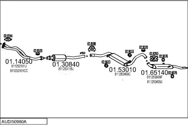 MTS AUDI50980A001077