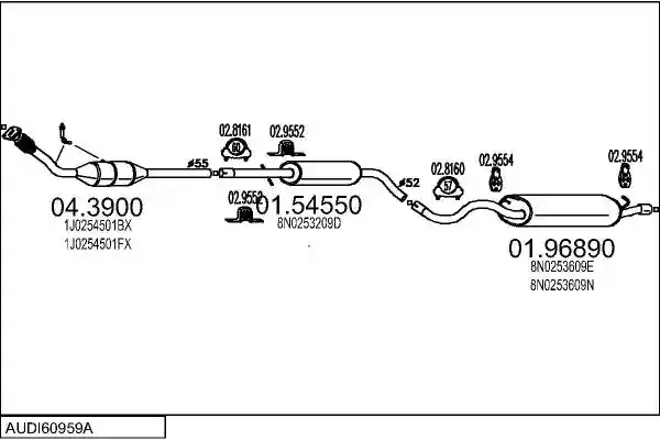 MTS AUDI60959A015656