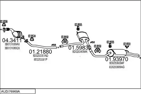 MTS AUDI76969A004618