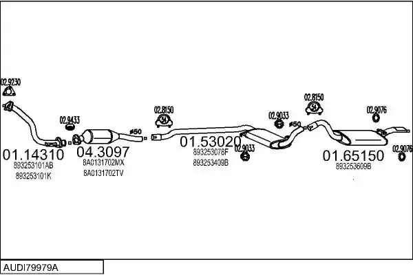 MTS AUDI79979A001115