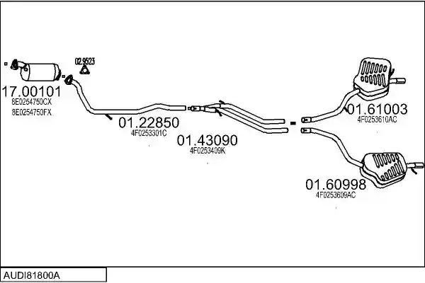 MTS AUDI81800A019232