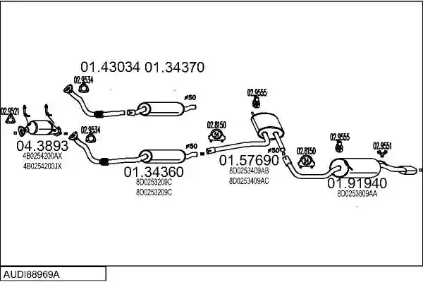 MTS AUDI88969A015071