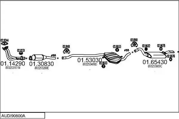 MTS AUDI90800A001479