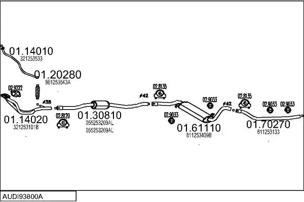 MTS AUDI93800A001056