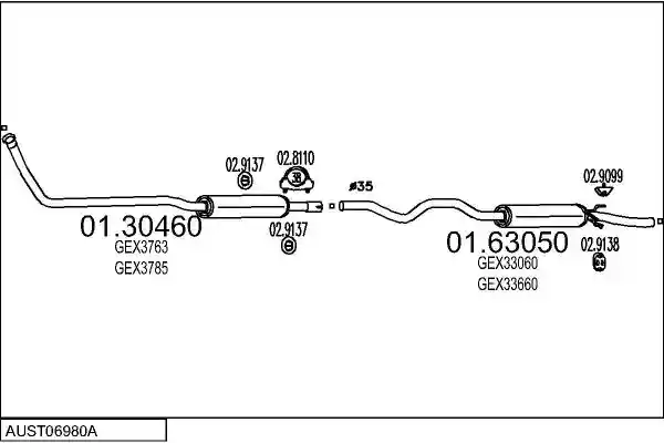 MTS AUST06980A003099