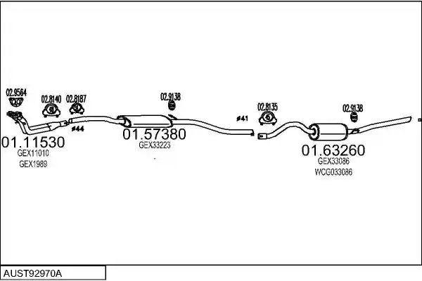 MTS AUST92970A003134