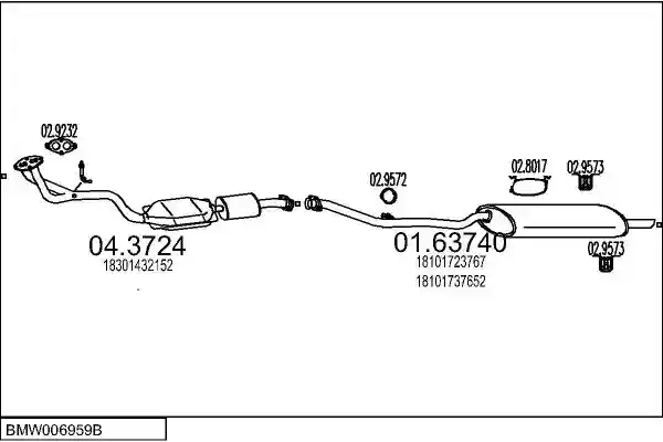 MTS BMW006959B003726