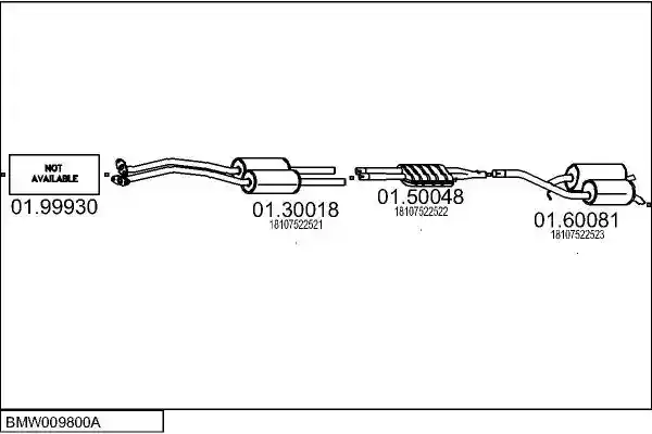 MTS BMW009800A018084