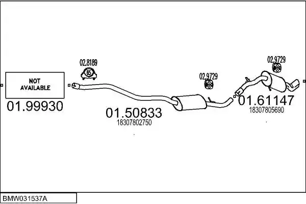 MTS BMW031537A058283