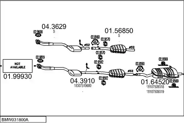 MTS BMW031800A016325