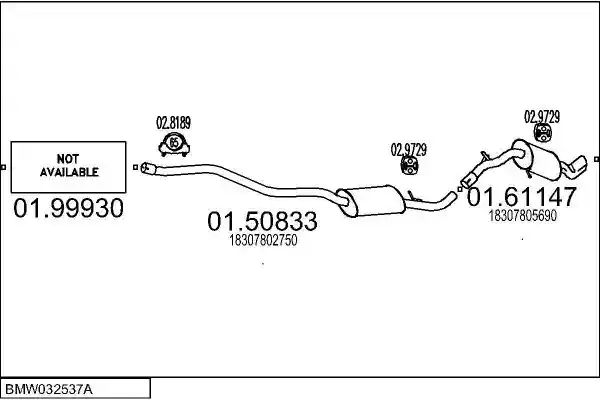 MTS BMW032537A058283