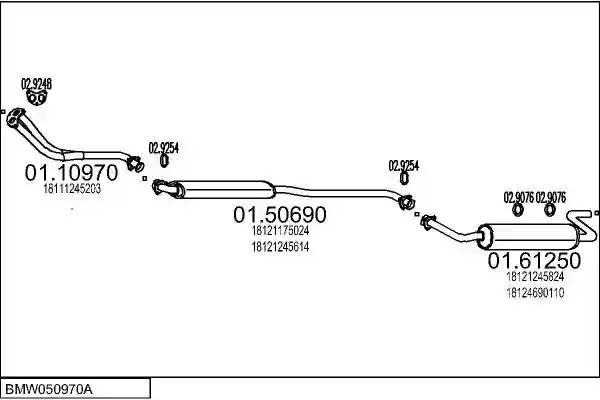 MTS BMW050970A000016