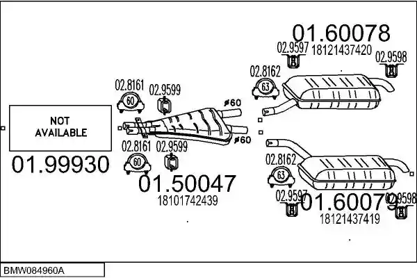 MTS BMW084960A003815