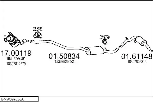 MTS BMW097838A025445