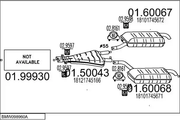 MTS BMW098960A005104