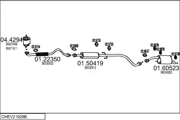 MTS CHEV21929B018534