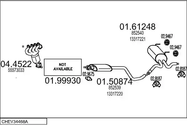 MTS CHEV34468A057414