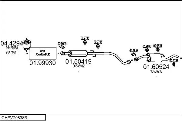 MTS CHEV79838B057132