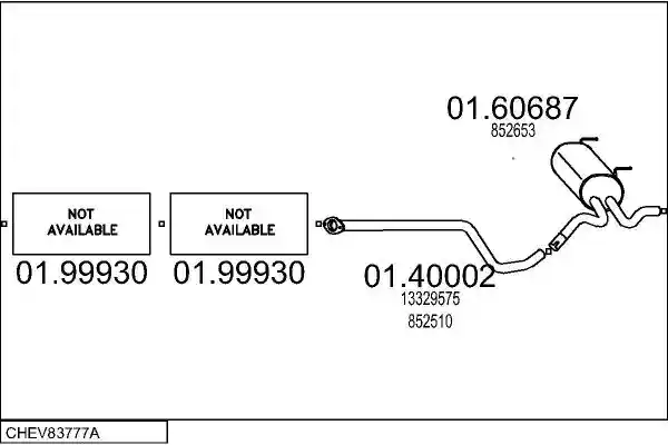 MTS CHEV83777A055801