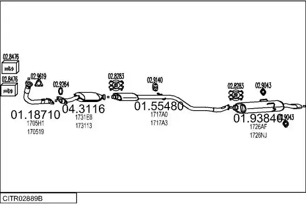 MTS CITR02889B005549